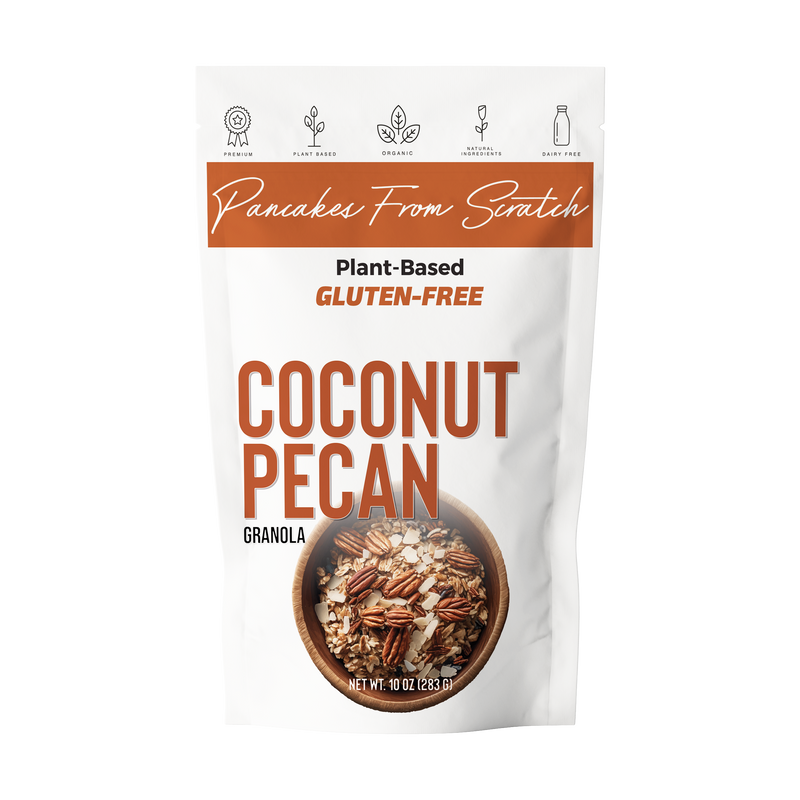 Pancakes From Scratch Vegan Gluten-Free Coconut Pecan Granola