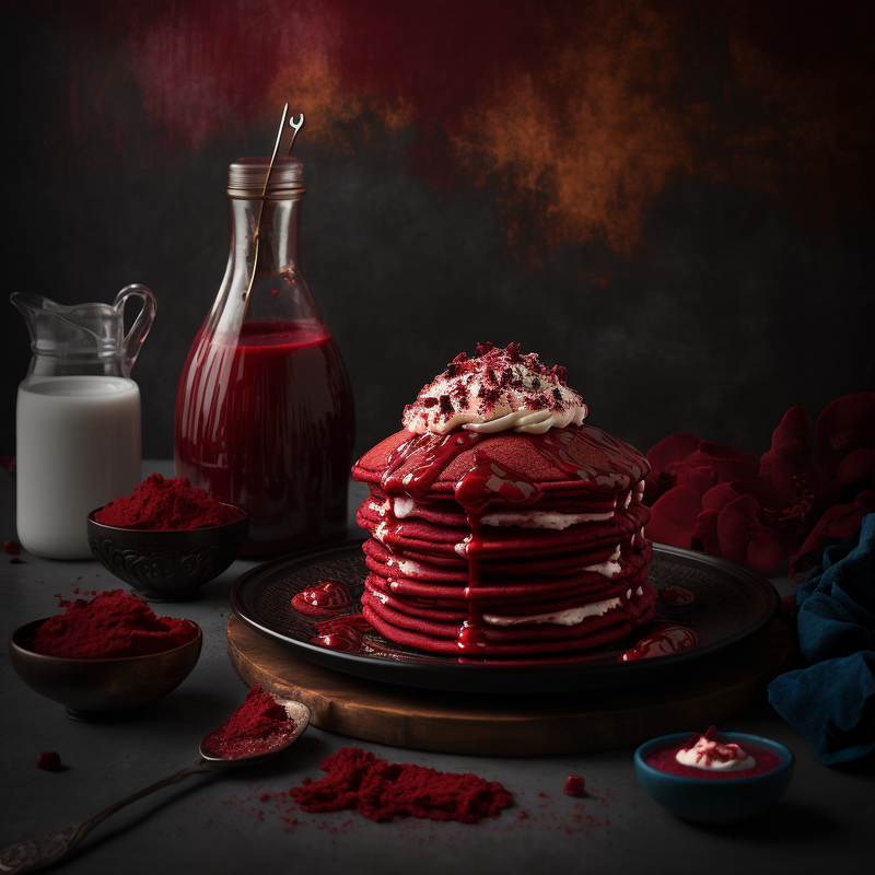 (PRE ORDER) Pancakes From Scratch Vegan Gluten-Free Red Velvet Pancake & Waffle Mix